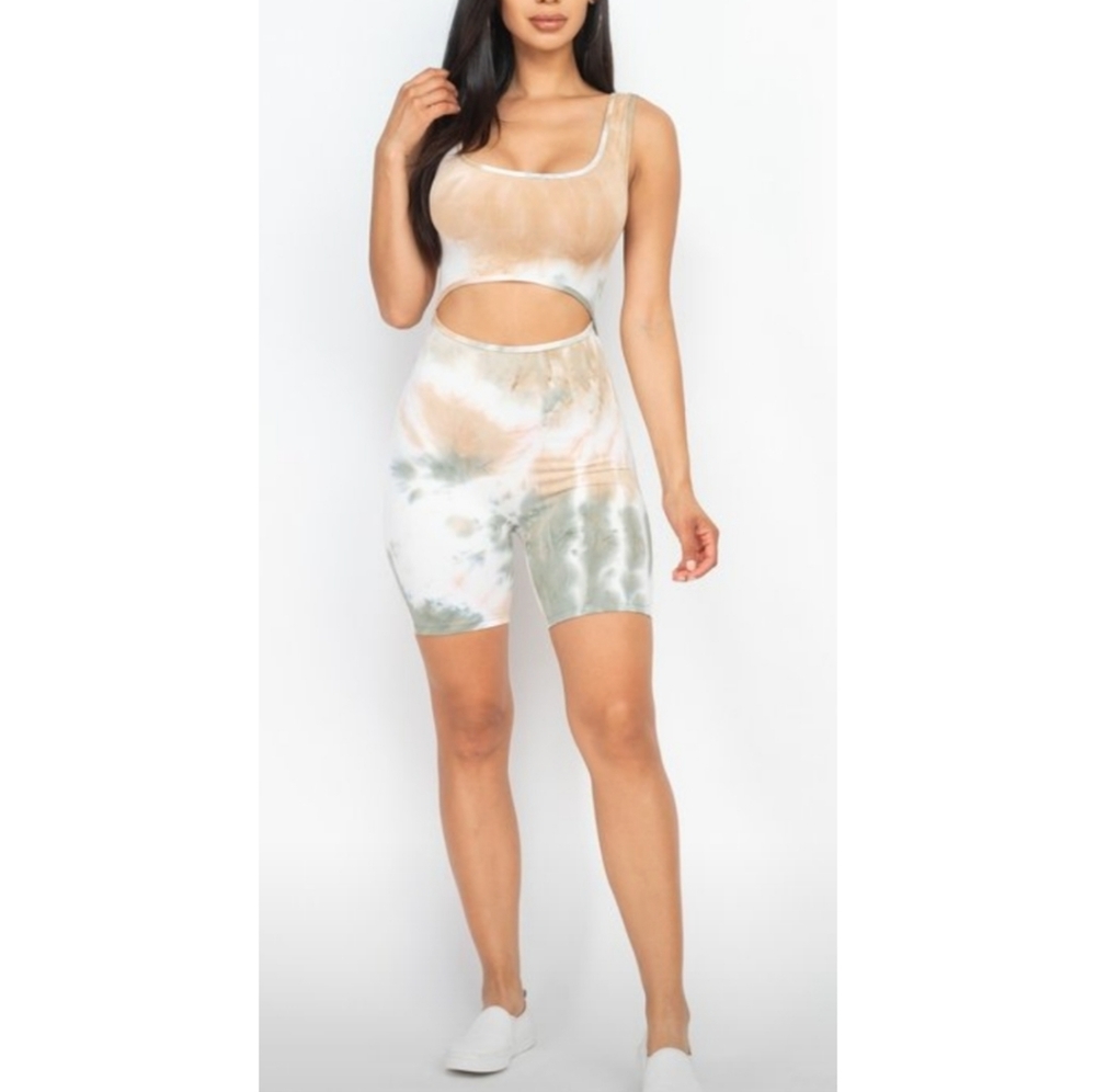 🆕🌿TYE DYE BODYCON ROMPER🌿 - Picture 4 of 6